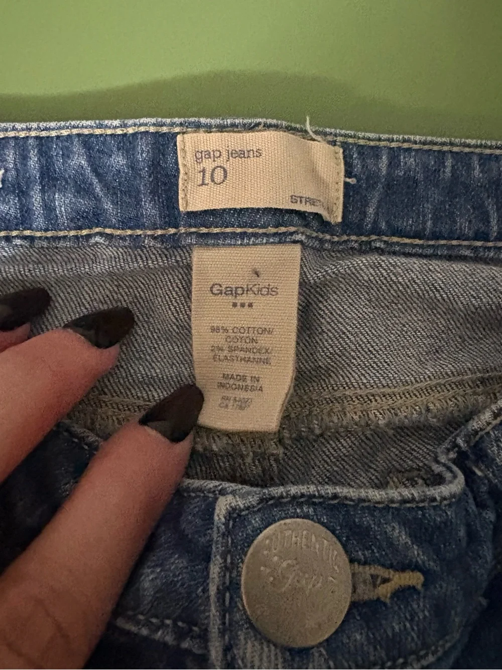 GAP Kids Classic Medium Blue Straight-Leg Jeans
